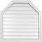 Ekena Millwork Octagonal Top Surface Mount PVC Gable Vent w/ 2"W x 2"P Brickmould Sill Frame, 32"W x 32"H GVPOT32X3203SF - alternate 1